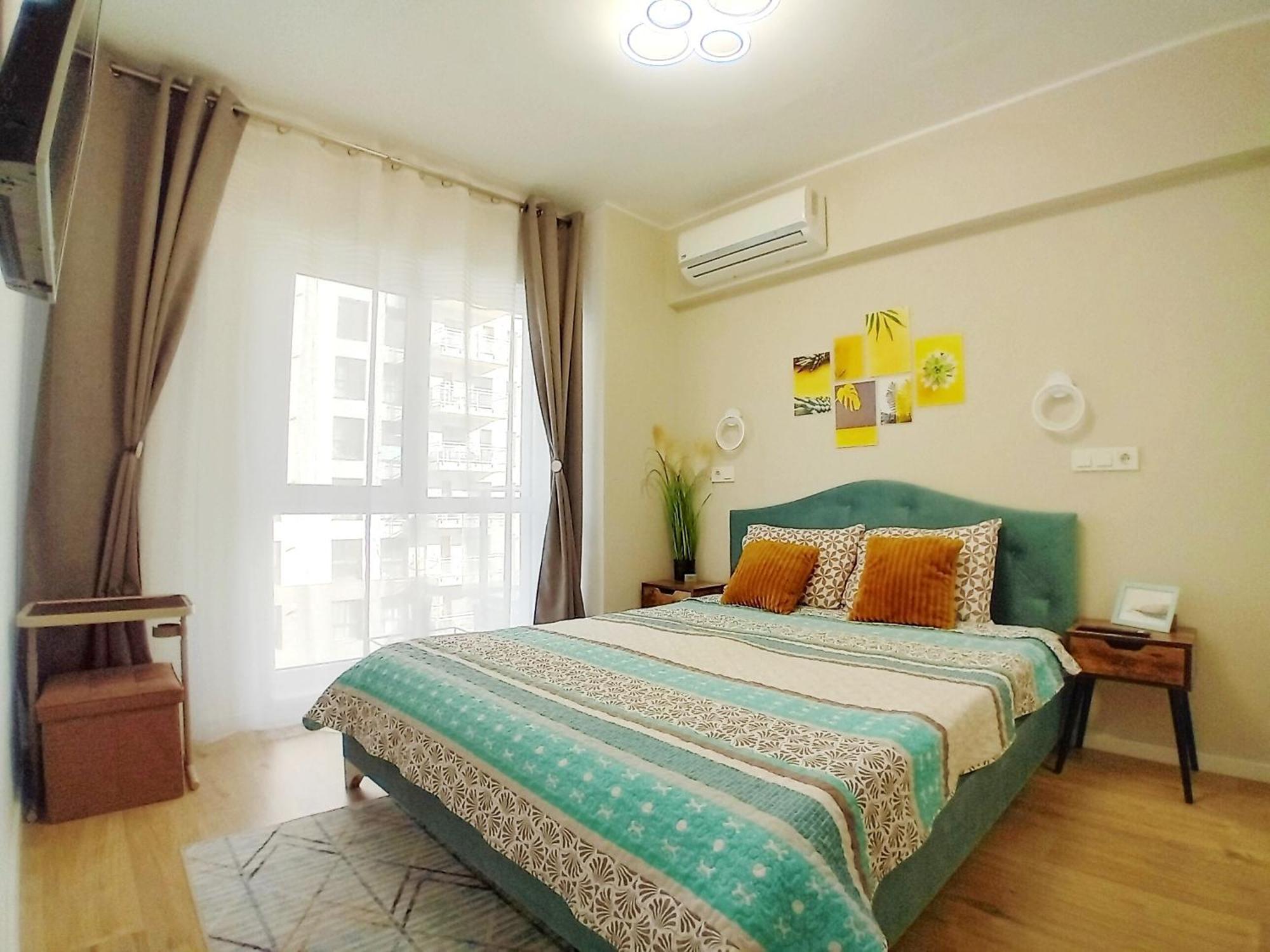 Sunshine - New & Quiet 1Br Apt, Business Area, Close To Airport, Highway A3, Subway Bucureşti Eksteriør bilde
